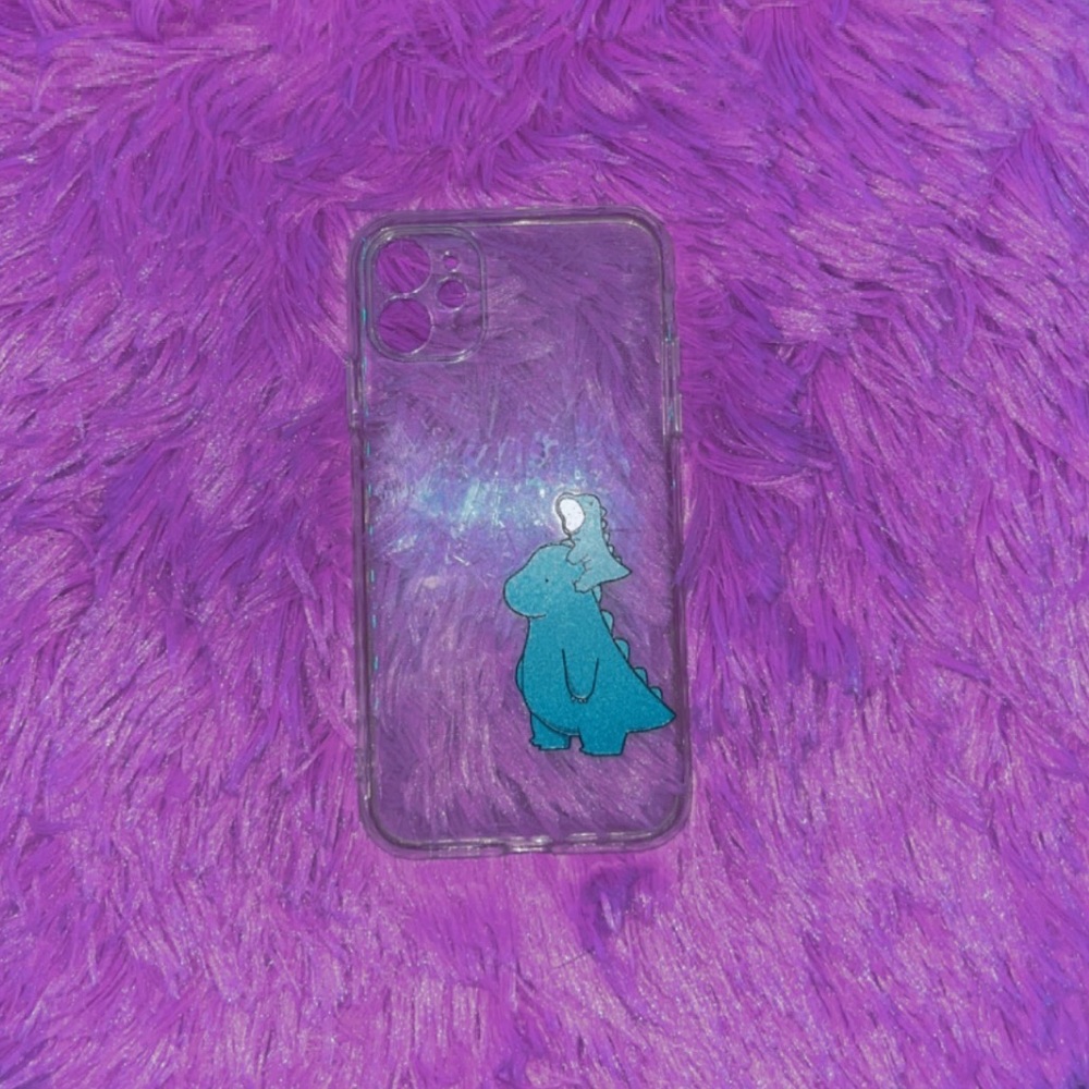 Clear Dinosaur iPhone 11 Phone Case